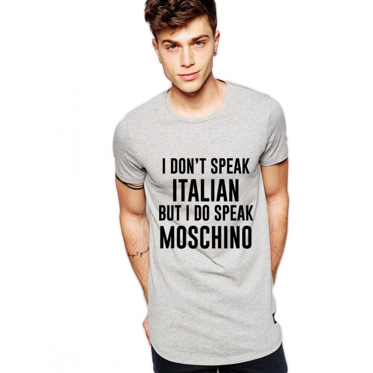 Tricou gri barbati - I Speak