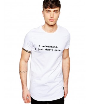 Tricou barbati alb - I understand