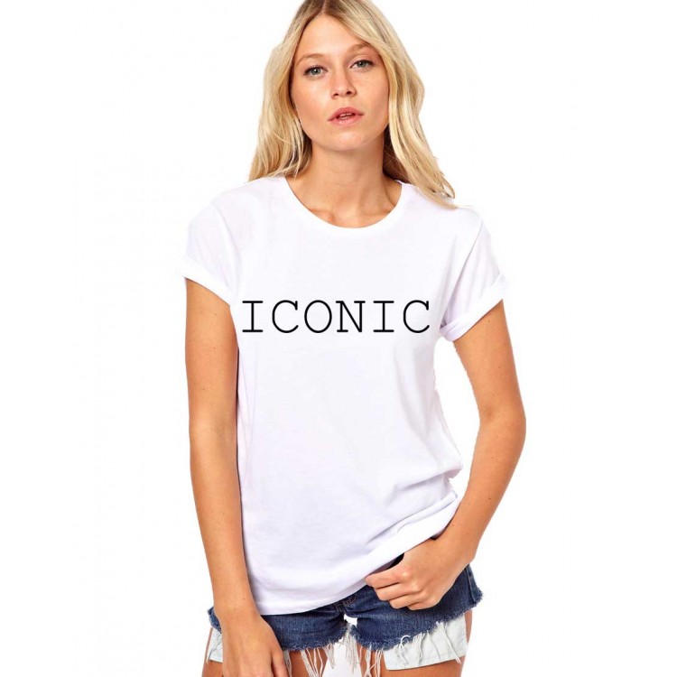 Tricou dama alb - ICONIC Tricou dama alb - ICONIC