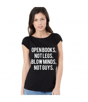 Tricou dama negru, Open Books