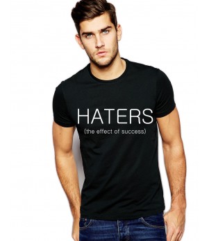 Tricou negru barbati - Haters 