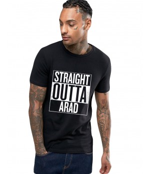 Tricou negru barbati - Straight Outta Arad