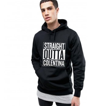 Hanorac Barbati Negru - Straight Outta Colentina