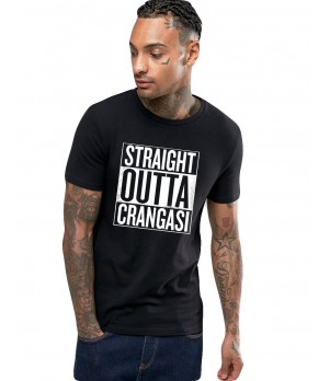 Tricou negru barbati - Straight Outta Crangasi