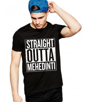 Tricou negru barbati - Straight Outta Mehedinti