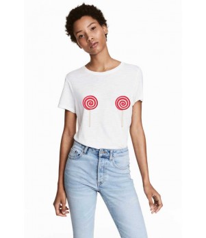 Tricou dama alb - Acadele