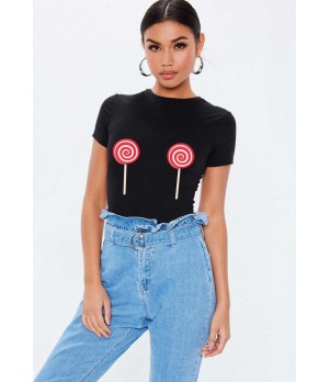 Tricou dama negru - Acadele