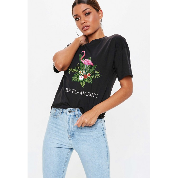 Tricou dama negru - Be Flamazing Tricou dama negru - Be Flamazing