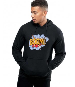 Hanorac Barbati Negru - Boom