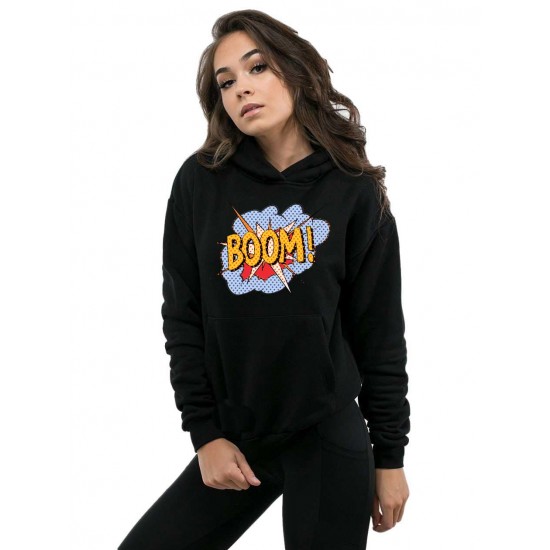 Hanorac dama negru - Boom Hanorac dama negru - Boom