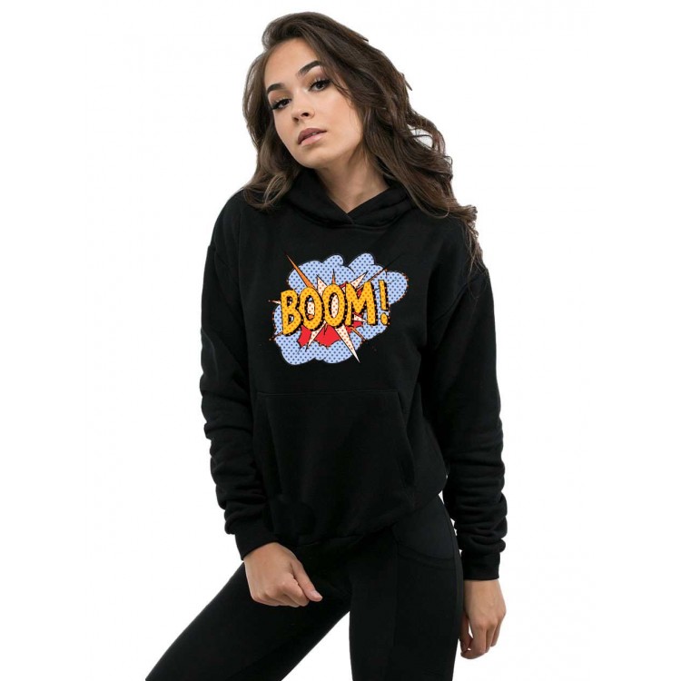 Hanorac dama negru - Boom Hanorac dama negru - Boom