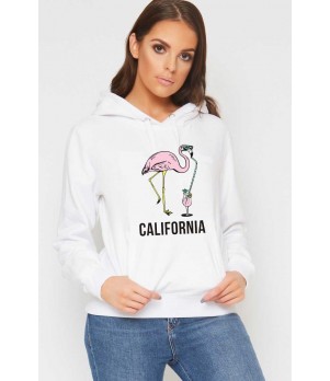 Hanorac dama alb -California