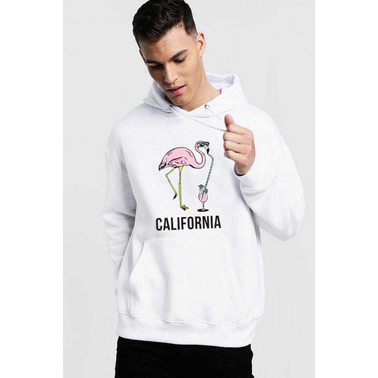 Hanorac Barbati Alb - California Hanorac Barbati Alb - California