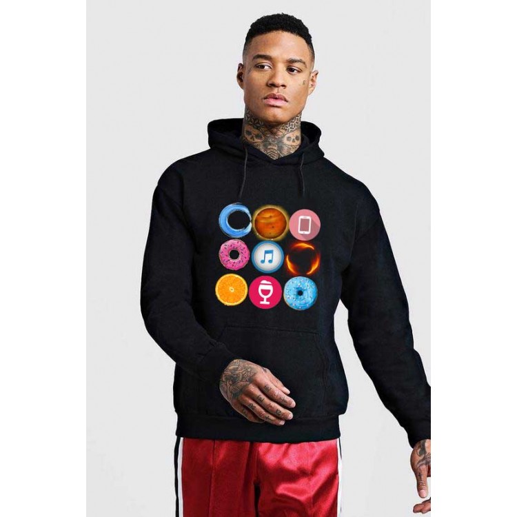 Hanorac Barbati Negru - Circle Hanorac Barbati Negru - Circle