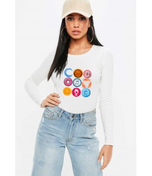 Bluza dama alba - Circle