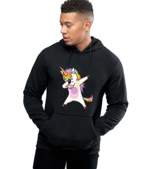 Hanorac Barbati Negru - Cool Unicorn