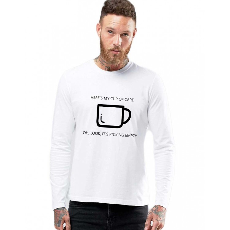 Bluza barbati alba - Cup of care Bluza barbati alba - Cup of care