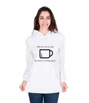 Hanorac dama alb - Cup of care