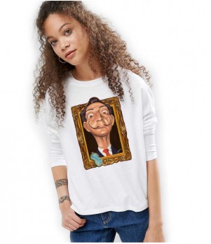 Bluza dama alba - Dali - Frame
