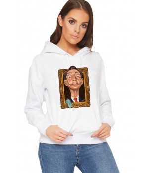Hanorac dama alb - Dali - Frame