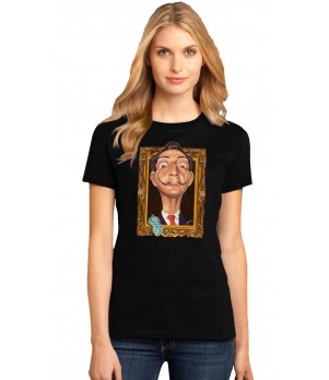 Tricou dama negru -  Dali - Frame