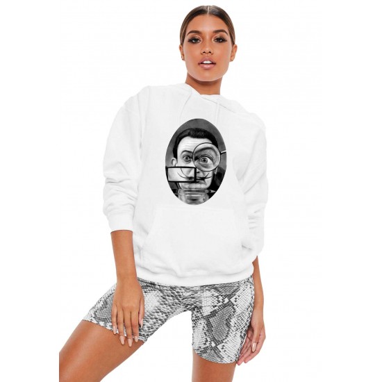 Hanorac dama alb - Dali - The Watcher Hanorac dama alb - Dali - The Watcher