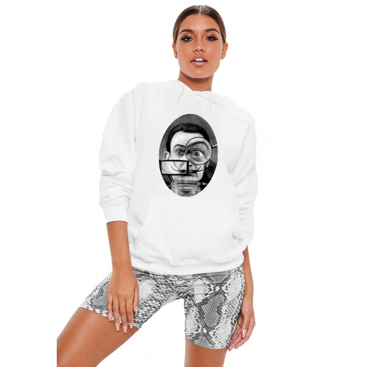 Hanorac dama alb - Dali - The Watcher Hanorac dama alb - Dali - The Watcher