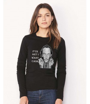 Bluza dama neagra - Dali - I want CASH