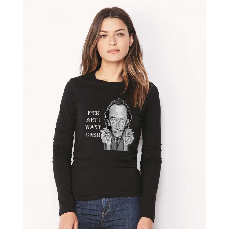 Bluza dama neagra - Dali - I want CASH Bluza dama neagra - Dali - I want CASH