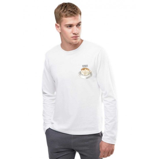 Bluza barbati alba - Espresso Yourself I Bluza barbati alba - Espresso Yourself I