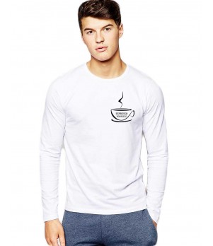 Bluza barbati alba - Espresso Yourself II