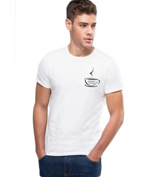 Tricou barbati alb - Espresso Yourself II