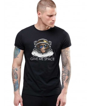 Tricou barbati negru - Give me space