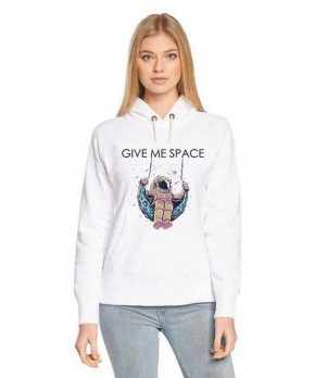 Hanorac dama alb - Give me space