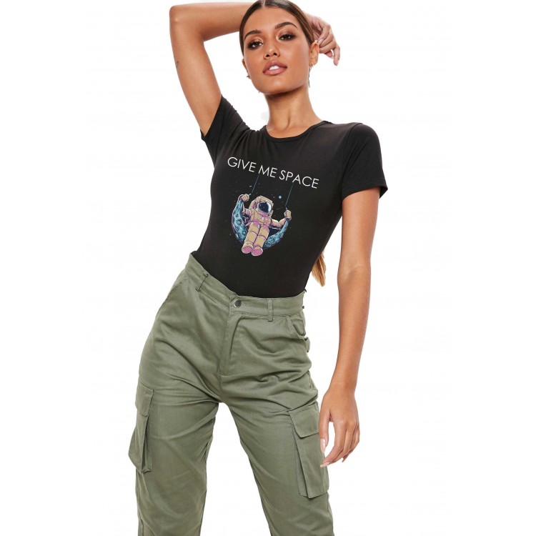 Tricou dama negru - Give me space Tricou dama negru - Give me space