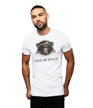 Tricou barbati alb - Give me space