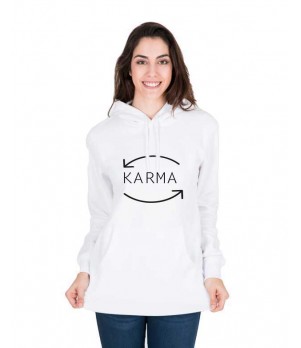 Hanorac dama alb - Karma