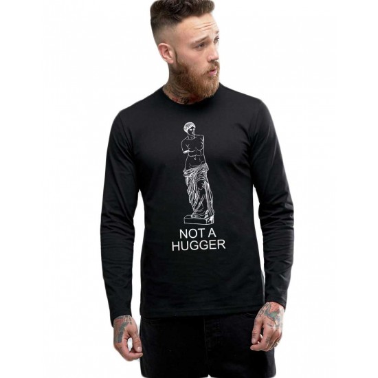 Bluza barbati neagra - Not a hugger Bluza barbati neagra - Not a hugger