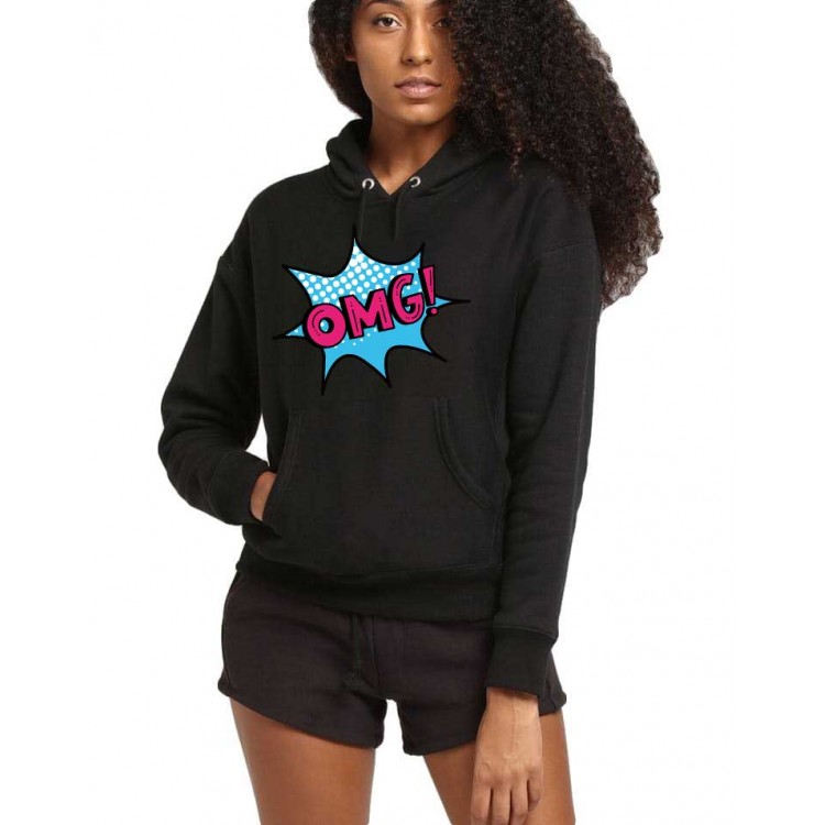 Hanorac dama negru - OMG Hanorac dama negru - OMG