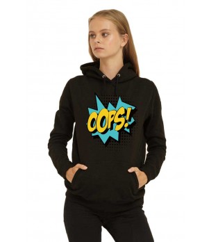Hanorac dama negru - Oops