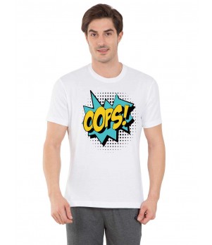  Tricou barbati alb - Oops