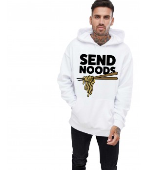 Hanorac Barbati Alb - Send Noods