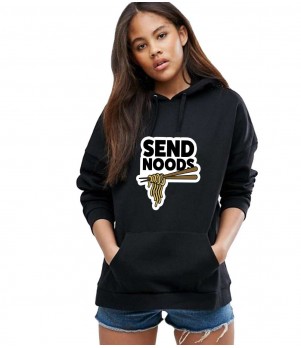 Hanorac dama negru - Send Noods