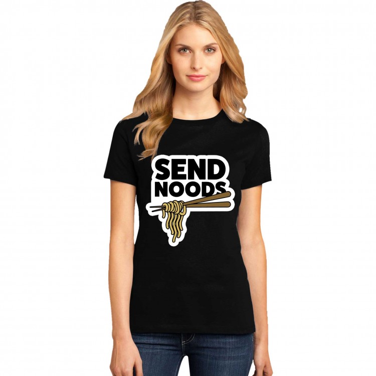 Tricou dama negru - Send noods Tricou dama negru - Send noods
