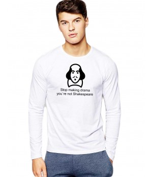 Bluza barbati alba - Shakespeare Drama