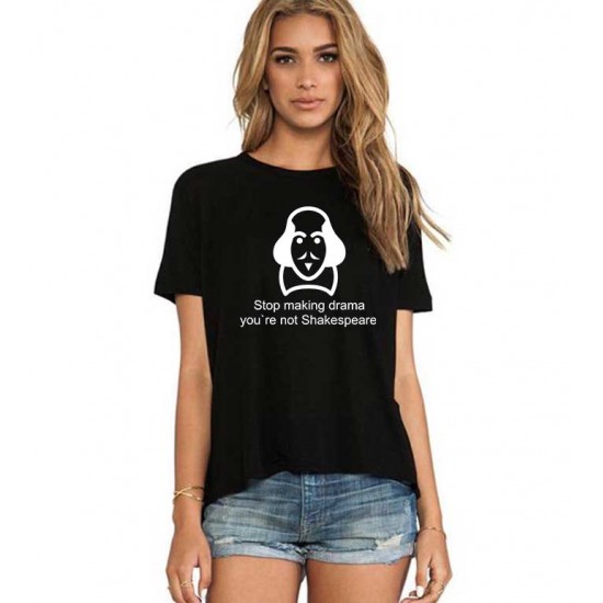 Tricou dama negru - Shakespeare Drama Tricou dama negru - Shakespeare Drama