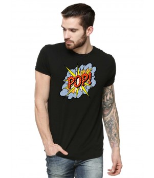 Tricou barbati negru - POP