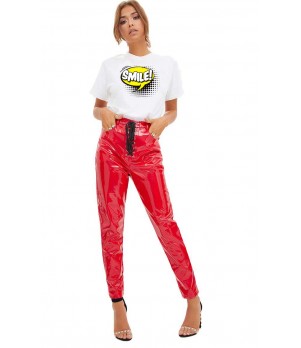Tricou dama alb - Smile
