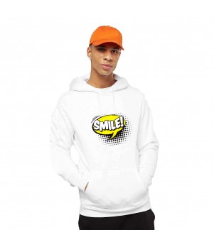 Hanorac Barbati Alb - Smile