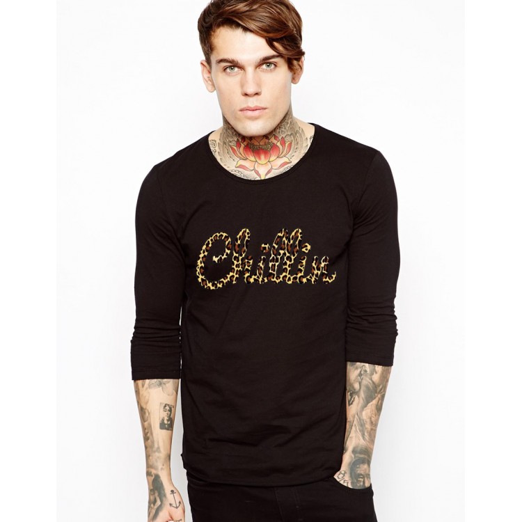 Bluza neagra, barbati, Chillin Bluza neagra, barbati, Chillin